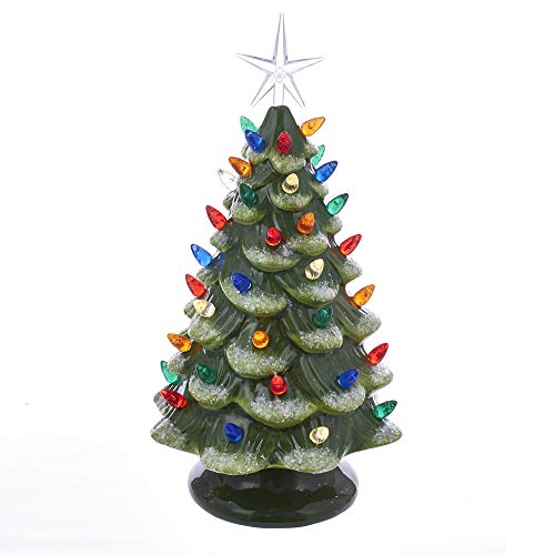 Kurt Adler 12.8" Ceramic Led Tree