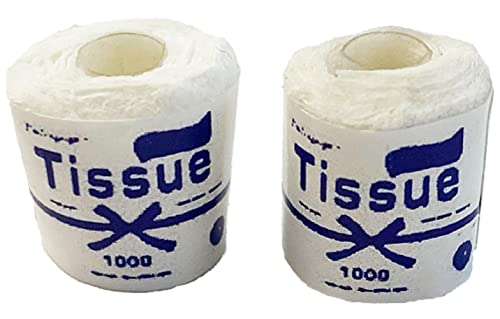 Aztec Imports Dollhouse 2 Rolls Toilet Tissue Miniature 1:12 Bathroom Accessory