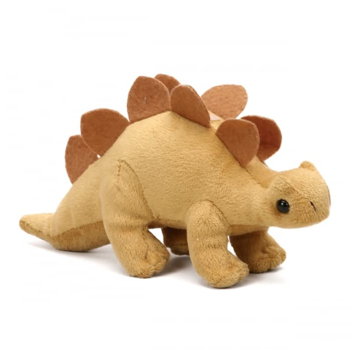 Unipak 1122DBR Handful Brown Dinosaur Plush Animal Toy, 6-inch Length