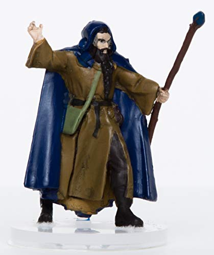 Role 4 Initiative Characters of Adventure - Male Human Wizard - Plastic Miniature for D&D or Pathfinder