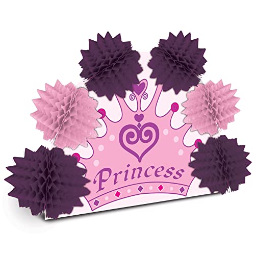 Beistle Princess Crown Pop-Over Centerpiece Party Accessory (1 count) (1/Pkg)
