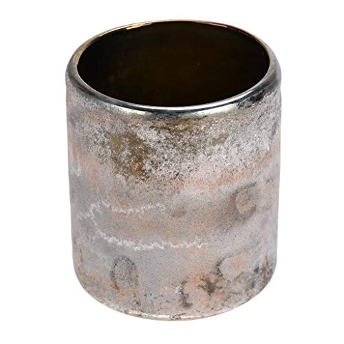 Vickerman Glass Container, 5", Sand Stone