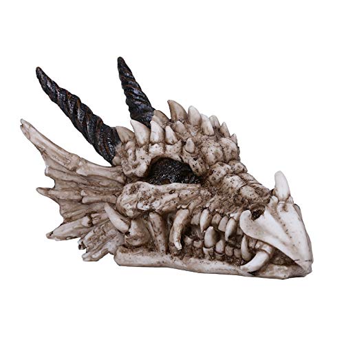 Pacific Trading Giftware Dragon Skull Statue Collectible Home Decor Resin