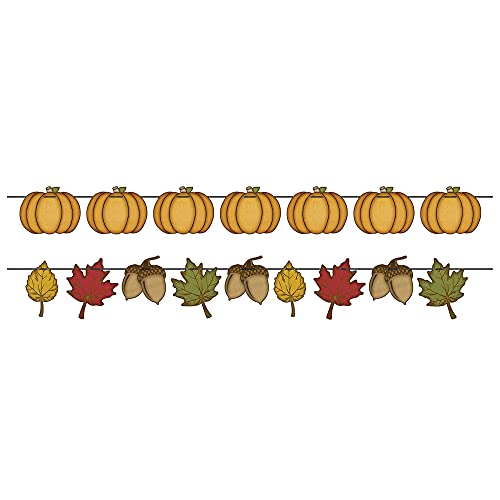 Beistle Rustic Autumn String Banner- 1 pc.