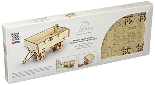 Ukidz Mechanical 3d Puzzle Tractor Trailer by UGEARS