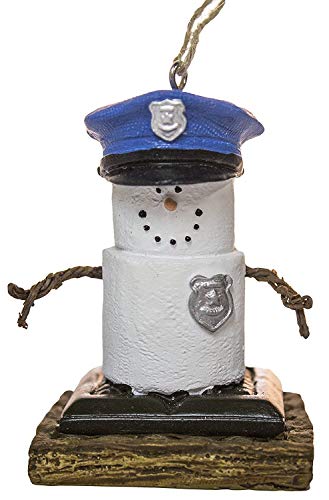 Ganz MIDWEST-CBK S'Mores Policeman Christmas/Everyday Ornament