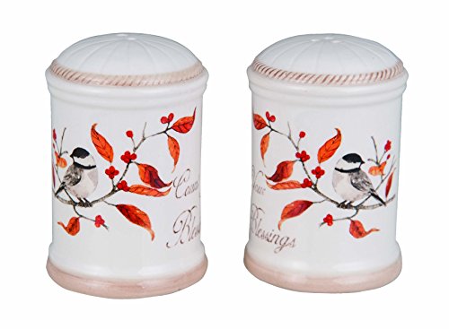 Transpac Long Tail Bird Salt & Pepper Shaker Set