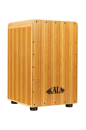 NEW Kala Percussion Series Zebrawood Cajon KP-CAJON-ZEBRA