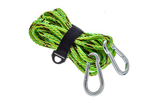 Land N Sea Distributing 40541 Tow/Dock Line for PWC  3/8 Inch x 20 Foot  2,000 Pounds of Tensile Strength  Includes Reusable Keeper