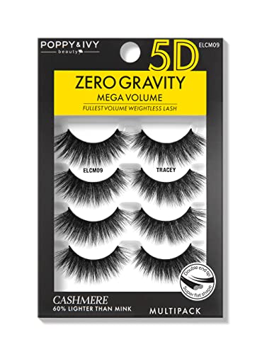 Absolute New York Poppy & Ivy Cashmere Zero Gravity Lashes Multipack (Tracey)