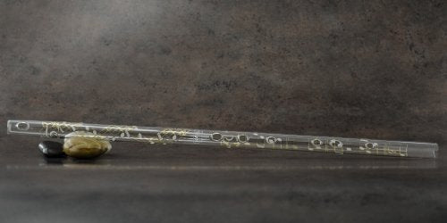 Hall Crystal Flutes 12207 - Inline Glass Flute in D - Melody