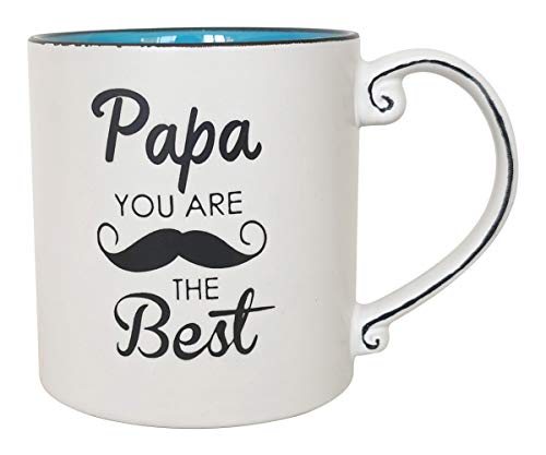 Blue Sky Clayworks Clayworks Best Papa 21 Oz Mug, Multi