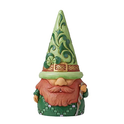 Enesco Jim Shore Leprechaun Gnome, Figurine, 7.48in H