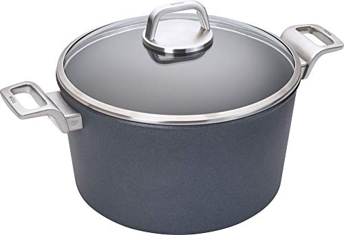 Frieling Woll Diamond Lite Pro Induction Stockpot with Lid, Nonstick Diamond Coated Cooking Pot, 5.2-Quart, 9.5-Inch, ‚Ä¶
