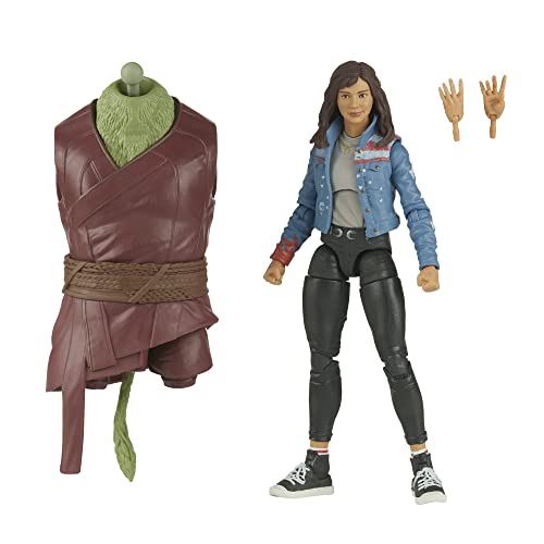 Hasbro Marvel Legends Series Doctor Strange in The Multiverse of Madness 6-inch Collectible America Chavez Cinematic Universe Action Figure Toy, 2 Accessories and 1 Build-A-Figure Part