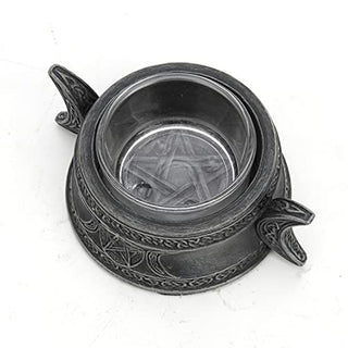 Unicorn Studio Veronese Design 1 3/8" Tall Triple Goddess Tealight Candle Holder Resin Sculpture Handmade Wiccan Decor Figurine Collectible