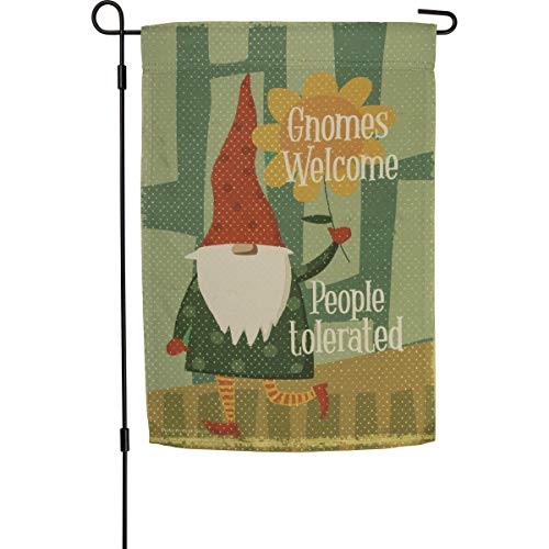 Primitives by Kathy Gnomes Welcome Garden Flag