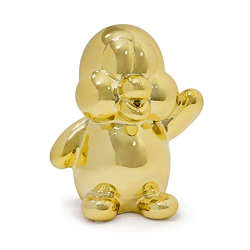 Made By Humans Balloon Piggy Bank Penguin (Gold)