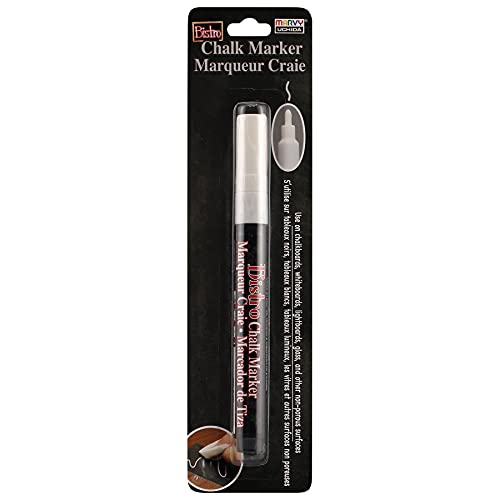 Uchida of America 482-C-0 Fine Point Bistro Chalk Marker, White