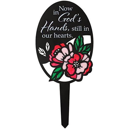 Carson Home 23194 God's Hands Memorial Garden Stake, 12-inch Height