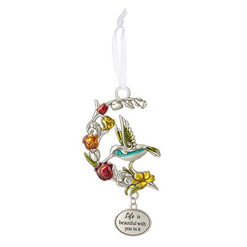 Ganz ER67315 Ornament, 3-inch Height, Metal and Zinc (Life is Beautiful with You in It)