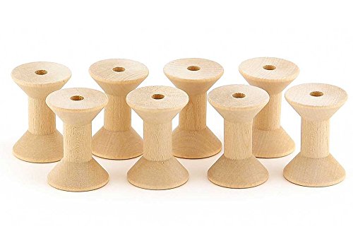 Hygloss Products Wooden Spools for Arts and Crafts ‚Äì Splinter Free ‚Äì 1-15/16 Inch, 8 Pieces