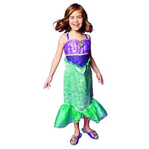JAKKS Pacific Disney Princess Rapunzel Dress Costume for Girls, Perfect for Party, Halloween Or Pretend Play Dress Up