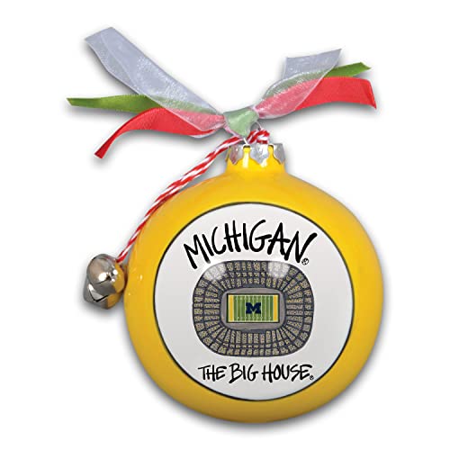 Magnolia Lane 21765 Michigan Stadium Ornament, 3.5-inch Diameter