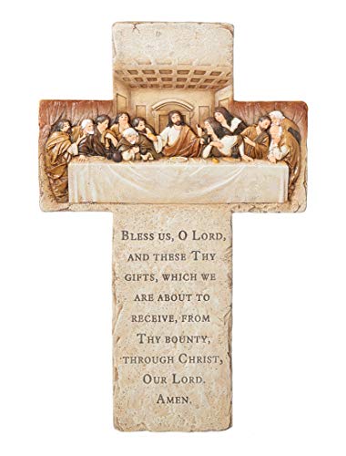 Roman BO001 13.25" H Last Supper Cross