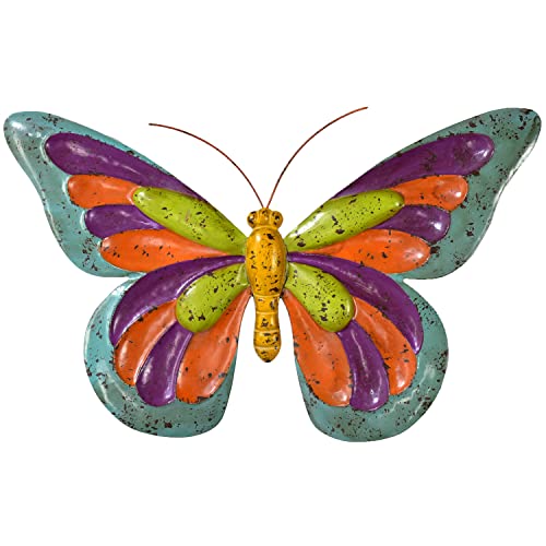 Very Cool Stuff Rustic Butterfly, 20-Inch Height, Multicolor