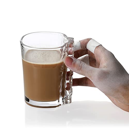 EVEREST GLOBAL Coffee Mug Climber Mug with Pinch Hold 13.3 OZ Finger Training Great Gifts ideal for Rock Climber