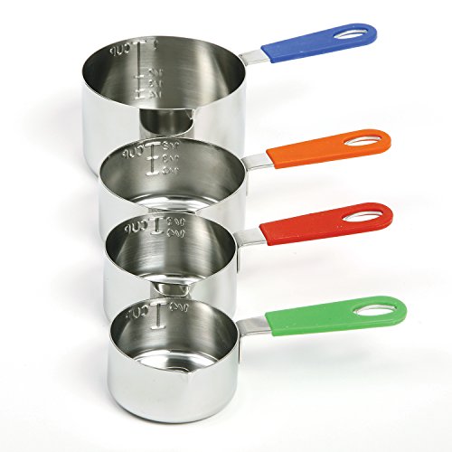 Norpro Stainless Steel Measuring Cup W/Silicone Handle