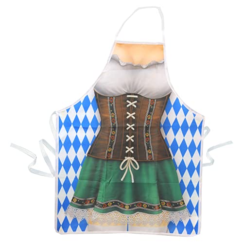 Beistle Novelty Polyester Fabric Fraulein Apron German Theme Oktoberfest Party Costume Accessory