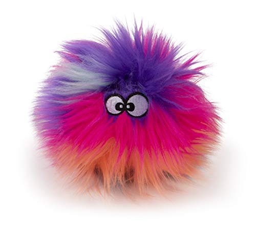 Worldwise goDog Furballz with Chew Guard Technology Plush Dog Toy, Mini Cool Rainbow