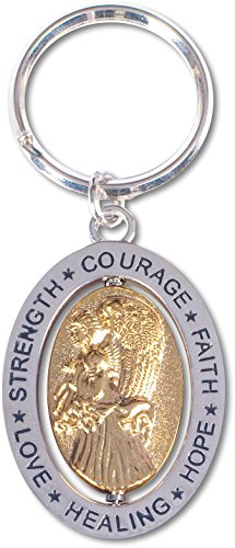 Quanta AngelStar Hope Courage Strength Love Healing Faith Keychain