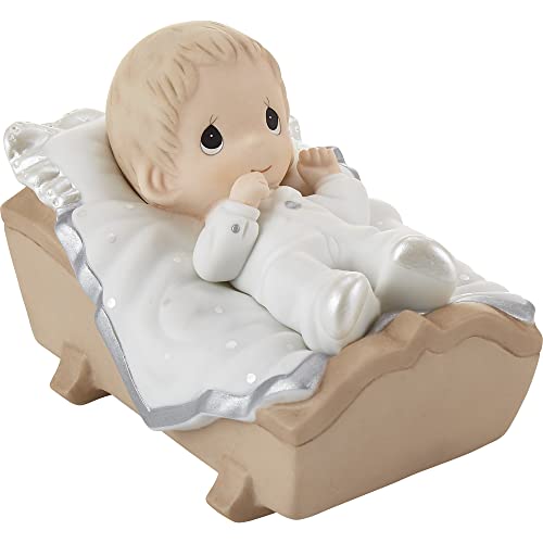Precious Moments 212019 Cradled in His Love Boy Bisque Porcelain Figurine