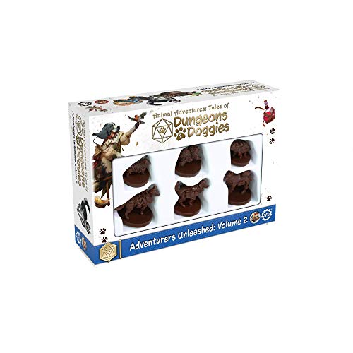 Steamforged Games Animal Miniature Adventures: Dungeons and Doggies Box 2
