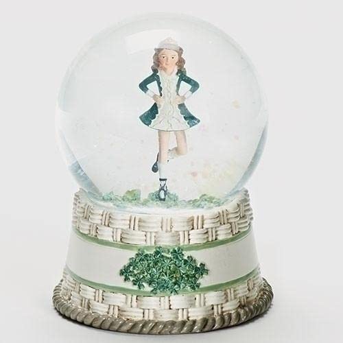 Roman - 5.5"H IRISH DANCER GLITTERDOME IRISH HERITAGE