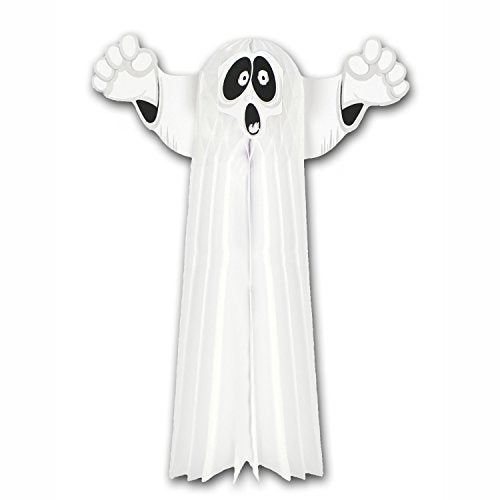 Beistle Tissue Hanging Ghost Party Accessory (1 count) (1/Pkg)