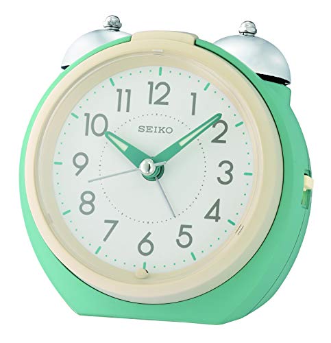 Seiko Kita Alarm Clock, Turquoise