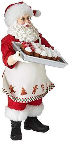 Kurt Adler Adler 10.5-Inch Fabrich‚Äö√†√∂‚àö√ñ¬¨¬®¬¨¬©¬¨¬®¬¨¬¢ Tray Face Cake Santa, Multi