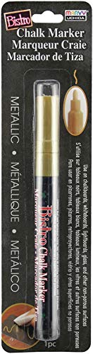 Uchida 482-C-GLD Bistro Chalk Marker Fine Point-Gold