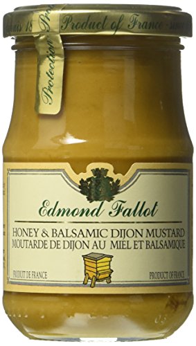 The French Farm Honey Balsamic Mustard Fallot French Miel et Vinaigre Balsamique Mustard 7oz jar, One