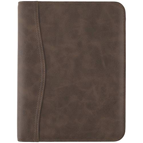 ACCO (School) AT-A-GLANCE Simulated Leather Undated Starter Set, 43184 DAY-TIMER, Desk Size, Distressed Brown (031-0140-04), 5.5 inches X 8.5 inches