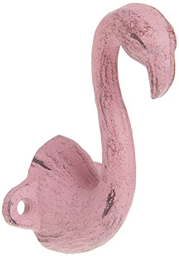 Abbott Collection  27-Iron AGE/365 Flamingo Wall Hook, 3.75 inches H