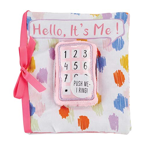 Mud Pie Hello Phone Book Girl, 5-x-8-inch,Girl