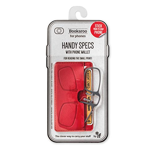 IF-Bookaroo Handy Specs with Phone Wallet (Red)