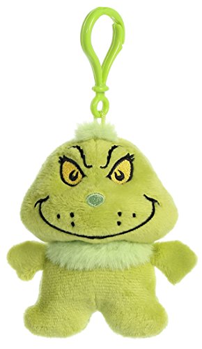 Aurora World Grinch Clip on 4", Green