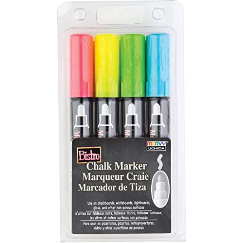 Uchida 480-4A 4-Piece Bistro Chalk Marker Set