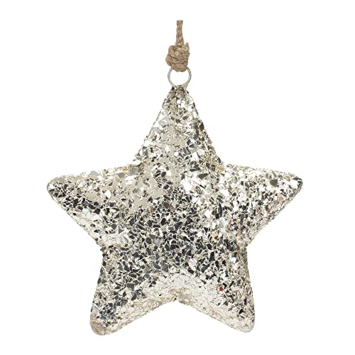 Melrose 86665 Star Ornament, 6.5-inch Height, Iron